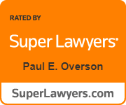 Superlawyer badge for Paul E. Overson